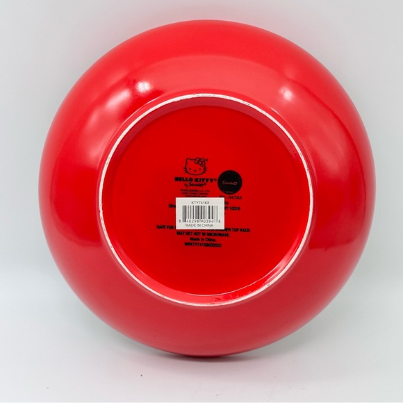 Sanrio Hello Kitty Ceramic Red Plate 9” - Picture 4 of 5